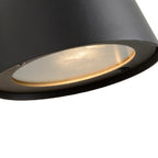DINGO-LED - Wandlamp Binnen/Buiten - LED Dimb. - GU10 - 1x5W 3000K - IP44 - Antraciet