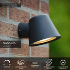 DINGO-LED - Wandlamp Binnen/Buiten - LED Dimb. - GU10 - 1x5W 3000K - IP44 - Antraciet