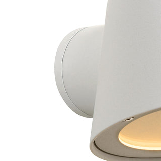 DINGO-LED - Wall light Indoor/Outdoor - LED Dimmable - GU10 - 1x5W 3000K - IP44 - White