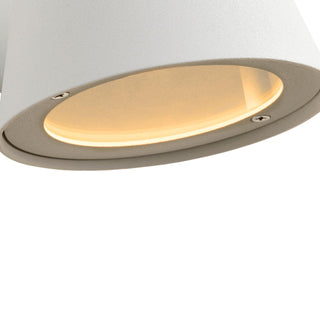 DINGO-LED - Wall light Indoor/Outdoor - LED Dimmable - GU10 - 1x5W 3000K - IP44 - White