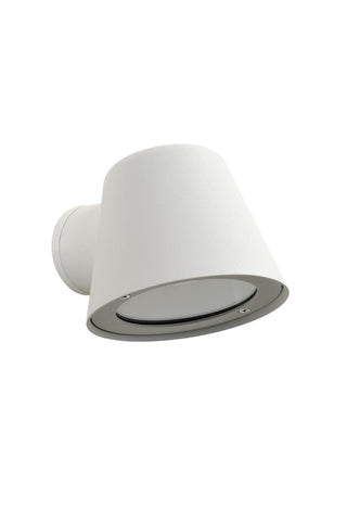 DINGO-LED - Wall light Indoor/Outdoor - LED Dimmable - GU10 - 1x5W 3000K - IP44 - White
