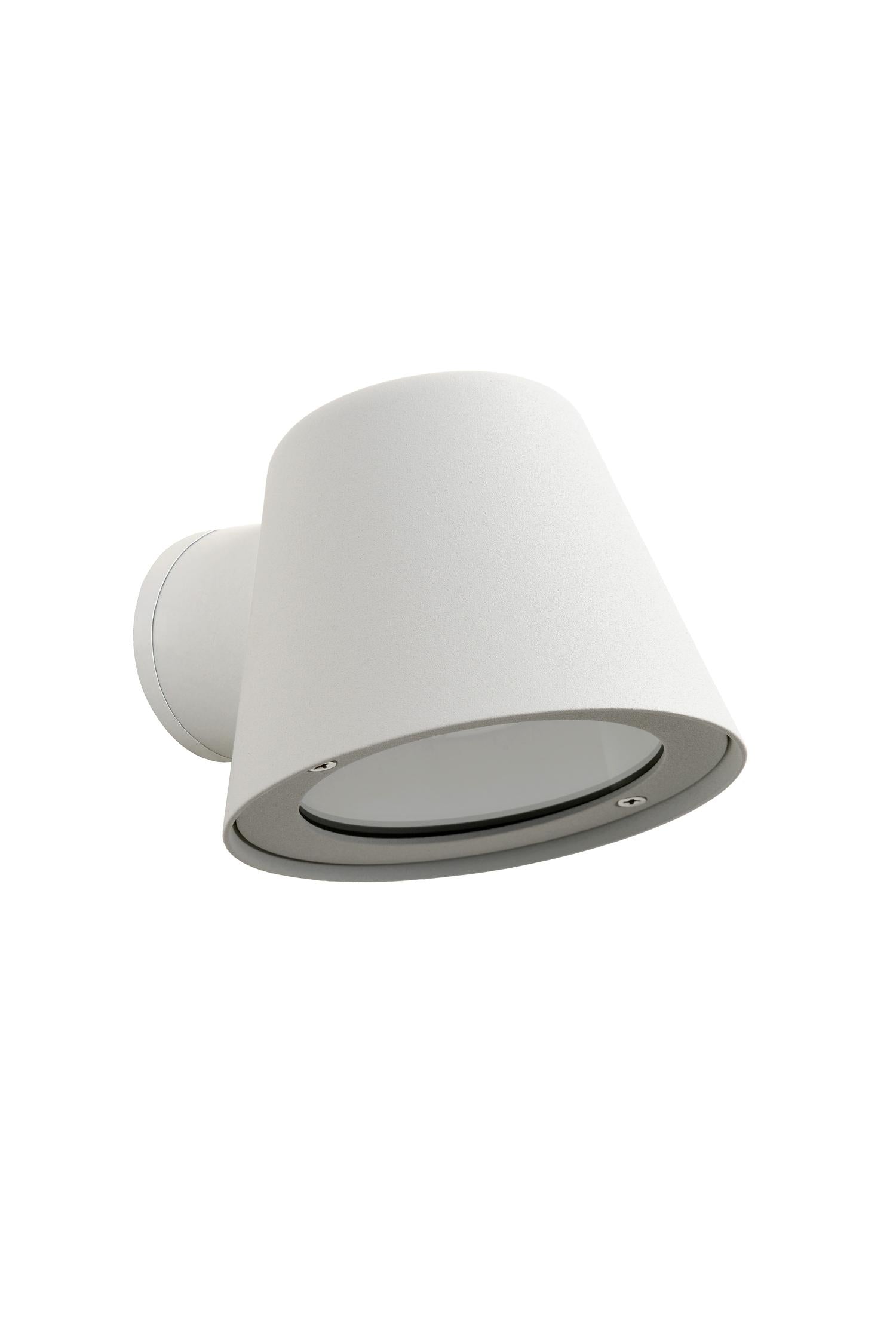 DINGO-LED - Wall light Indoor/Outdoor - LED Dimmable - GU10 - 1x5W 3000K - IP44 - White