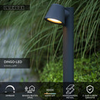 DINGO-LED - Lampe socle - LED Var. - GU10 - 1x5W 3000K - IP44 - Anthracite