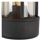LORI - Applique murale Intérieur/Extérieur - Ø 12 cm - 1xE27 - IP44 - Détecteur jour/nuit - Anthracite