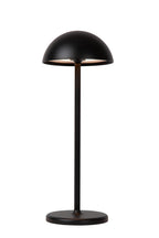 JOY - Oplaadbare Tafellamp Binnen/Buiten - Accu/Batterij - Ø 12 cm - LED Dimb. - 1x1,5W 3000K - IP54 - Zwart
