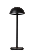 JOY - Oplaadbare Tafellamp Binnen/Buiten - Accu/Batterij - Ø 12 cm - LED Dimb. - 1x1,5W 3000K - IP54 - Zwart