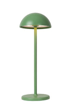 JOY - Oplaadbare Tafellamp Binnen/Buiten - Accu/Batterij - Ø 12 cm - LED Dimb. - 1x1,5W 3000K - IP54 - Groen