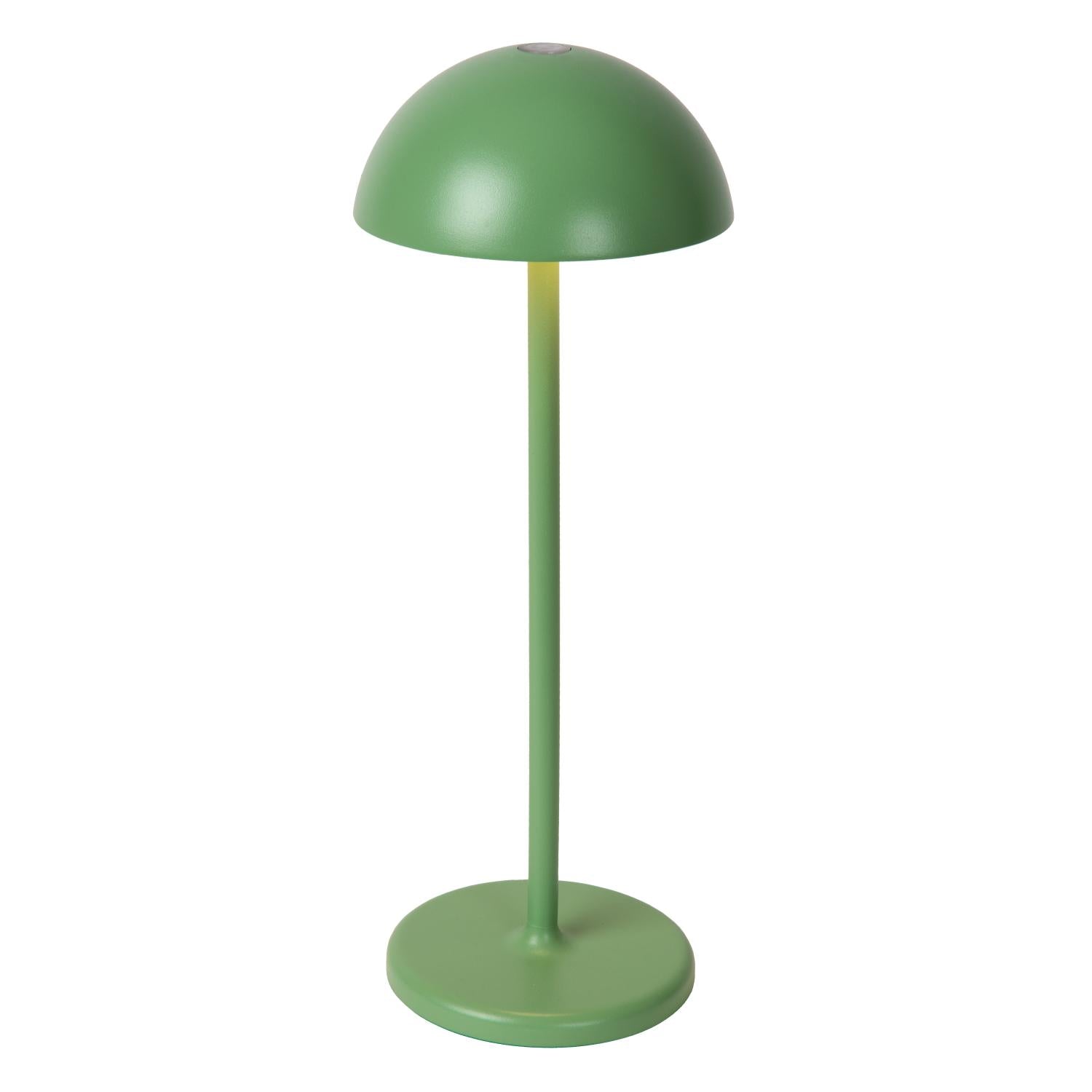 JOY - Oplaadbare Tafellamp Binnen/Buiten - Accu/Batterij - Ø 12 cm - LED Dimb. - 1x1,5W 3000K - IP54 - Groen