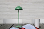JOY - Oplaadbare Tafellamp Binnen/Buiten - Accu/Batterij - Ø 12 cm - LED Dimb. - 1x1,5W 3000K - IP54 - Groen