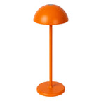 JOY - Oplaadbare Tafellamp Binnen/Buiten - Accu/Batterij - Ø 12 cm - LED Dimb. - 1x1,5W 3000K - IP54 - Oranje