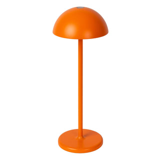 JOY - Oplaadbare Tafellamp Binnen/Buiten - Accu/Batterij - Ø 12 cm - LED Dimb. - 1x1,5W 3000K - IP54 - Oranje