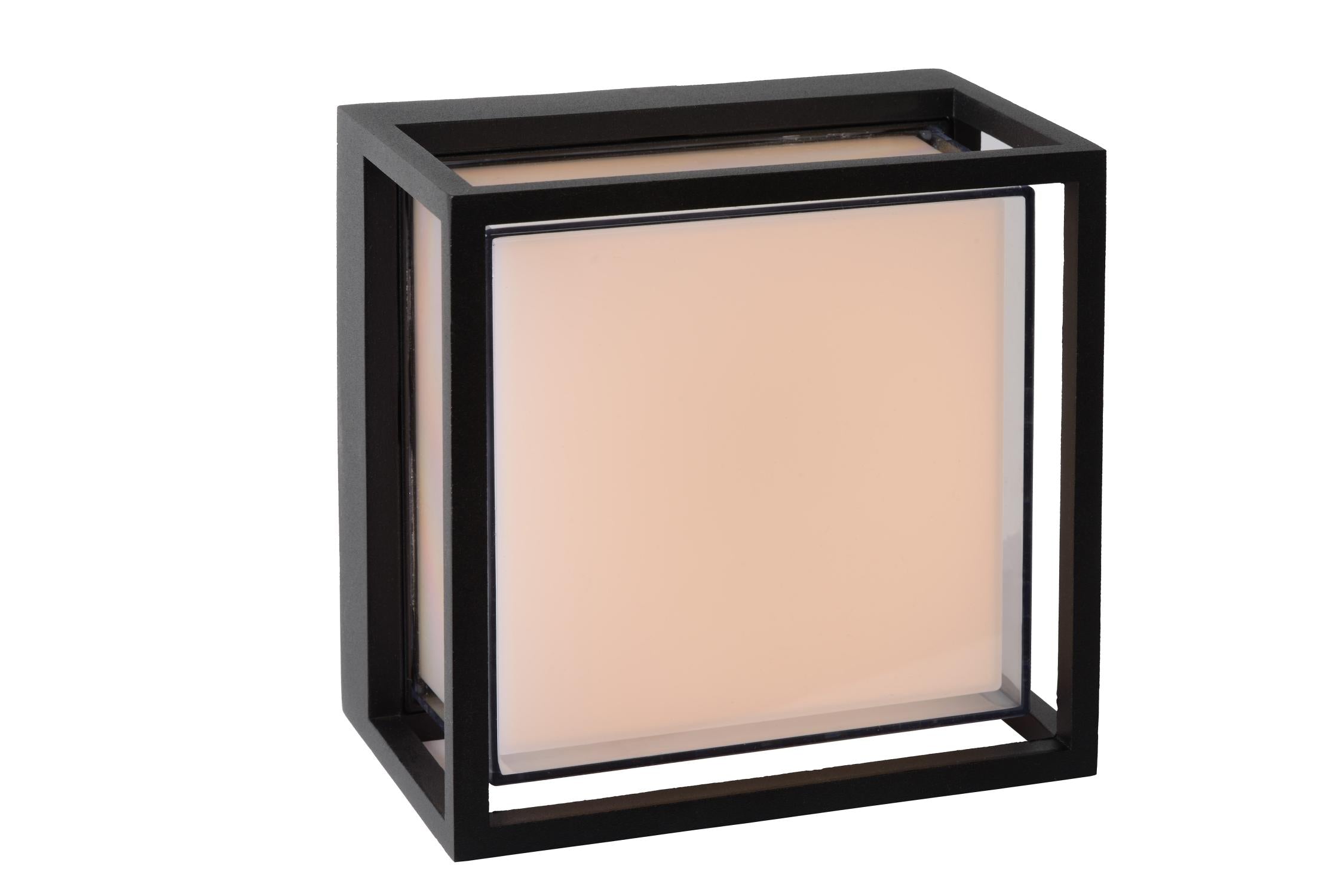 SINGA LED - Applique murale Intérieur/Extérieur - LED - 1x10W 3000K - IP54 - Noir