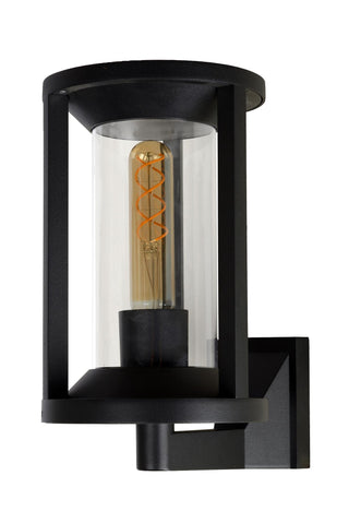 CADIX - Wandlamp Binnen/Buiten - 1xE27 - IP65 - Zwart