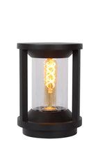 CADIX - Sokkellamp - Ø 16 cm - 1xE27 - IP65 - Zwart