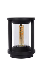 CADIX - Sokkellamp - Ø 16 cm - 1xE27 - IP65 - Zwart