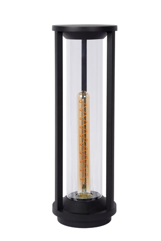 CADIX - Lampe socle - Ø 16 cm - 1xE27 - IP65 - Noir