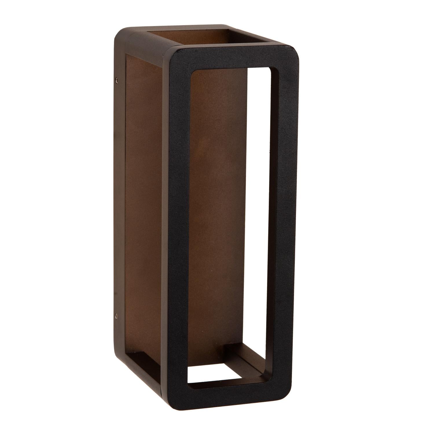 NARVIK - Wandlamp Binnen/Buiten - LED - 1x9,2W 3000K - IP65 - Zwart