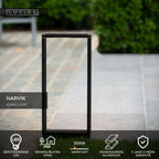 NARVIK - Pedestal light - LED - 1x9.2W 3000K - IP65 - Black