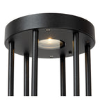 JACKSON - Lampe socle - Énergie solaire - Ø 16 cm - LED Var. - 1x2W 3000K - IP54 - Détecteur de mouvement et jour/nuit - Noir