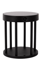 JACKSON - Lampe socle - Énergie solaire - Ø 16 cm - LED Var. - 1x2W 3000K - IP54 - Détecteur de mouvement et jour/nuit - Noir