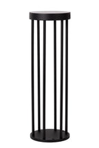 JACKSON - Lampe socle - Énergie solaire - Ø 16 cm - LED Var. - 1x2W 3000K - IP65 - Détecteur de mouvement et jour/nuit - Noir