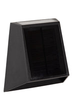 LUTON - Wall light - Solar powered - LED Dimmable - 1x2W 2700K/3000K - IP54 - Motion & day/night sensor - Black