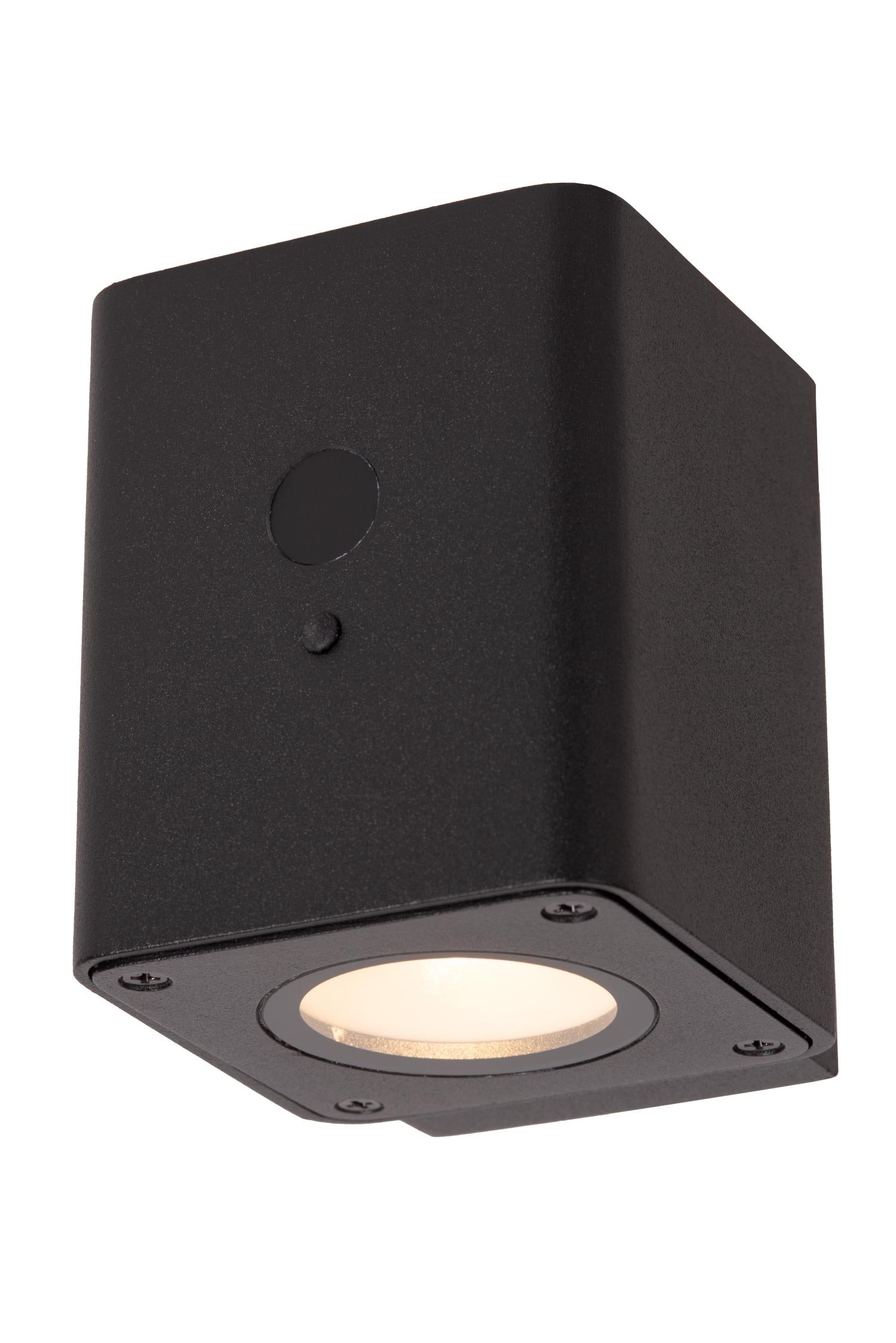 RAMIN - Applique murale - Énergie solaire - LED Var. - 1x1W 2700K/3000K - IP54 - Détecteur de mouvement et jour/nuit - Noir