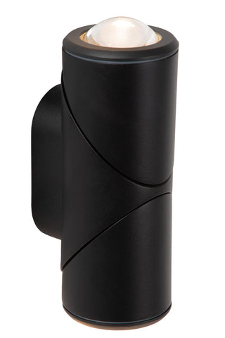ERIN - Wandspot / Wandlamp Binnen/Buiten - LED - 2x5W 2700K - IP65 - Zwart