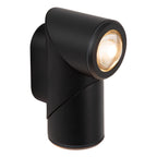 ERIN - Wandspot / Wandlamp Binnen/Buiten - LED - 2x5W 2700K - IP65 - Zwart