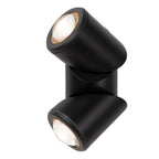 ERIN - Wandspot / Wandlamp Binnen/Buiten - LED - 2x5W 2700K - IP65 - Zwart
