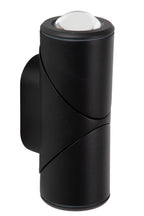 ERIN - Wandspot / Wandlamp Binnen/Buiten - LED - 2x5W 2700K - IP65 - Zwart