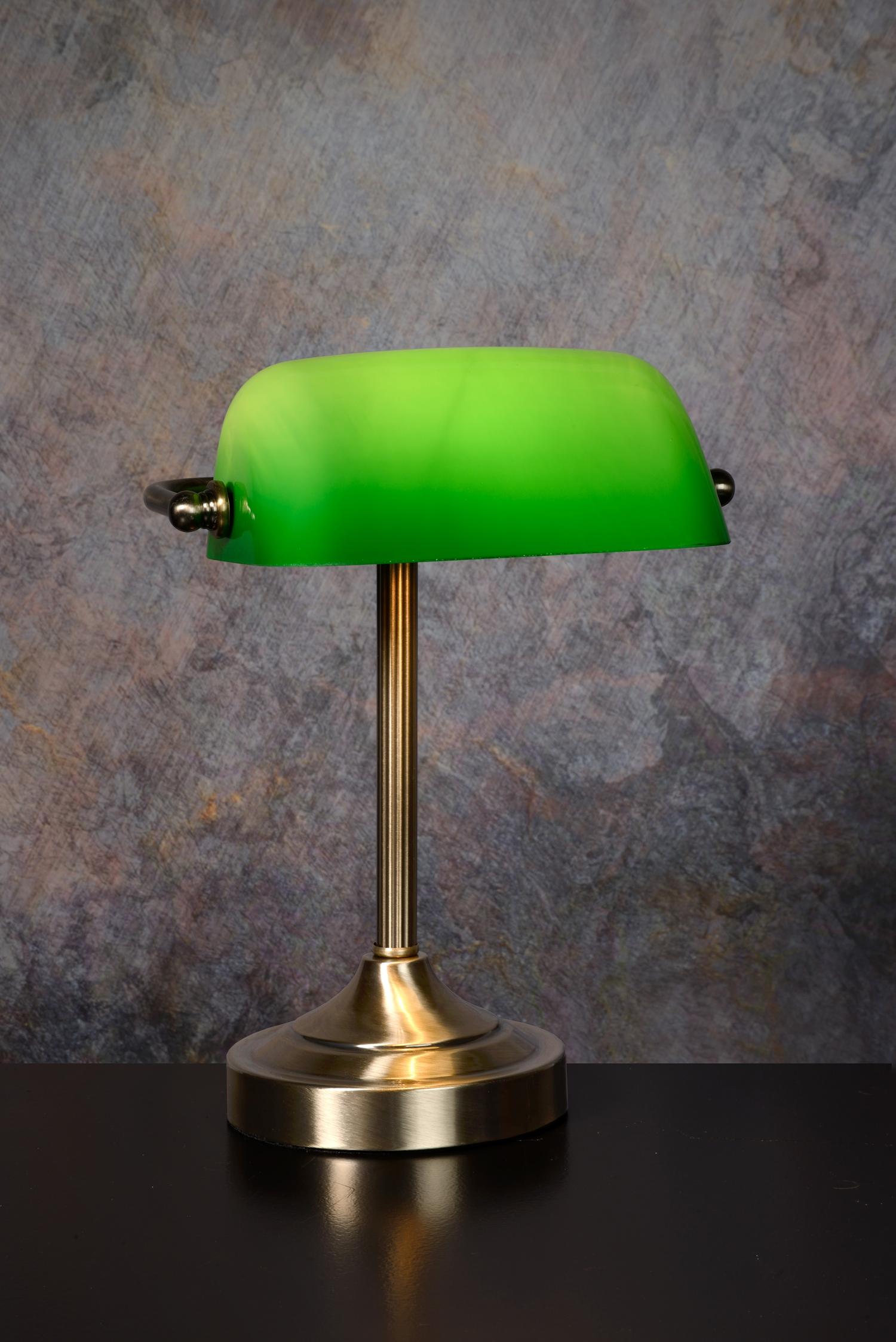 BANKER - Bureaulamp - 1xE14 - Brons