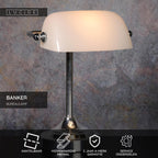 BANKER - Bureaulamp - 1xE14 - Chroom