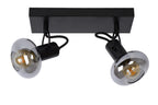 MADEE - Spot plafonnier - 2xE14 - Noir