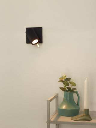GRONY - Spot plafonnier - LED Dim to warm - GU10 - 1x5W 2200K/3000K - Noir