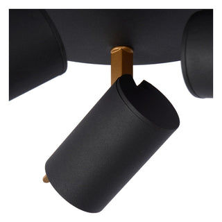 GRONY - Plafondspot - LED Dim to warm - GU10 - 3x5W 2200K/3000K - Zwart