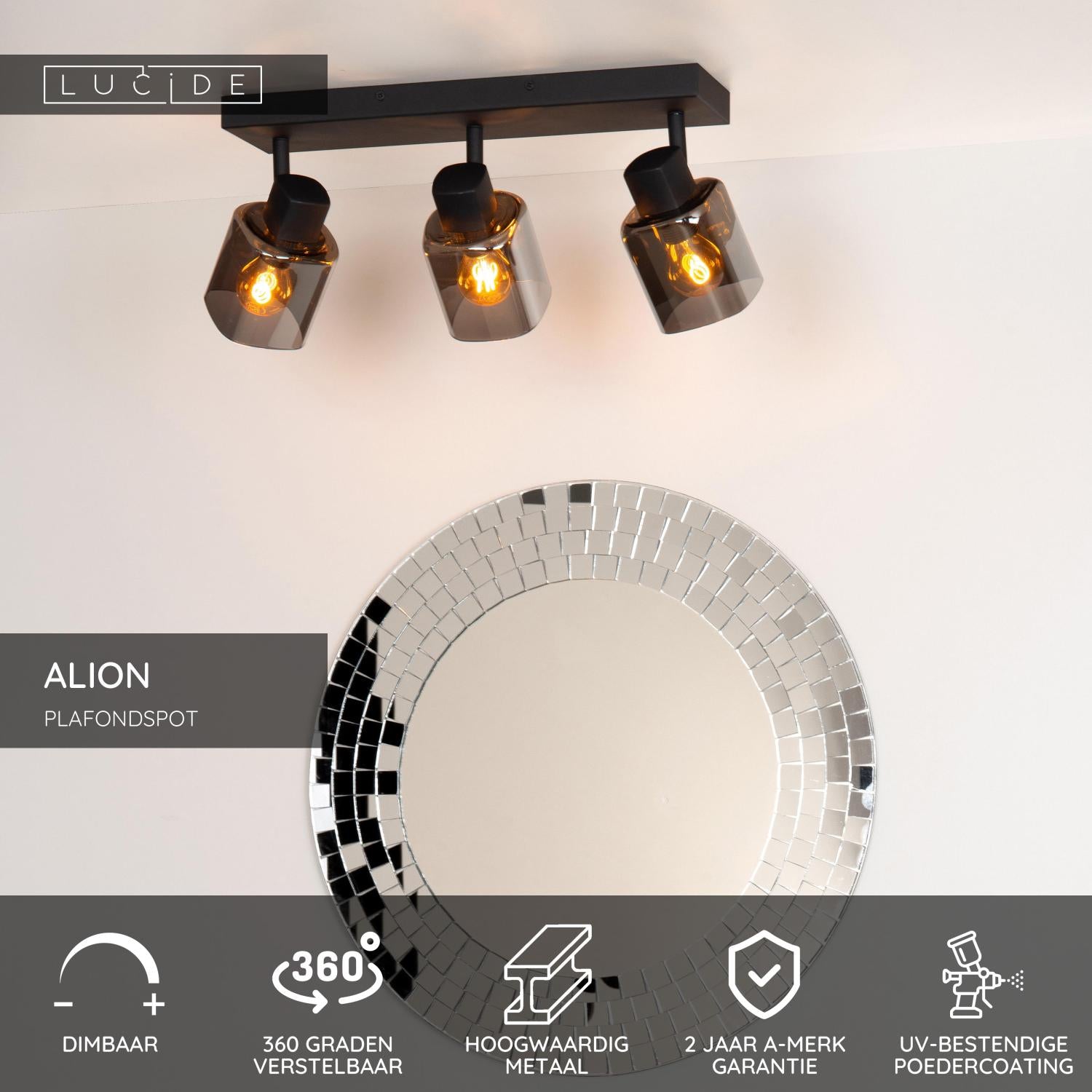 ALION - Ceiling spot - 3xE14 - Black