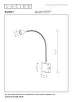 BUDDY - Bed light / Wall light - LED - 1x4W 4000K - White