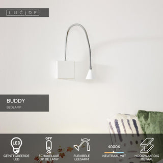BUDDY - Bed light / Wall light - LED - 1x4W 4000K - White
