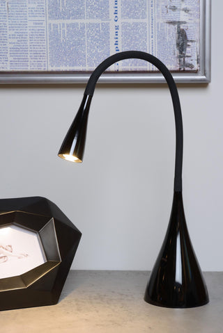 ZOZY - Bureaulamp - LED Dimb. - 1x4W 3000K - Zwart