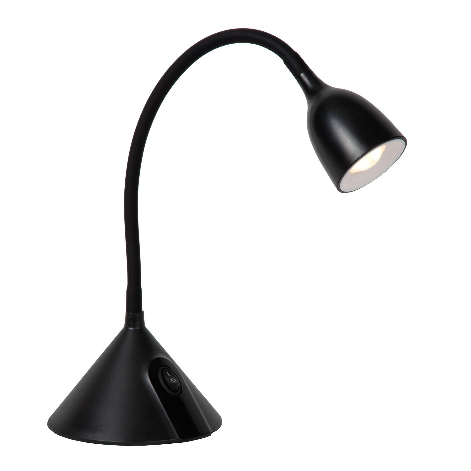 MILO - Bureaulamp - Ø 12,8 cm - LED - 1x3,2W 3000K - Zwart