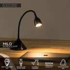 MILO - Bureaulamp - Ø 12,8 cm - LED - 1x3,2W 3000K - Zwart