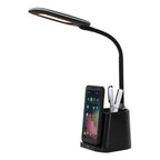 PENNY - Desk lamp - LED Dimmable - 1x4.7W 3000K - With wireless charger - Black