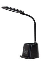PENNY - Desk lamp - LED Dimmable - 1x4.7W 3000K - With wireless charger - Black