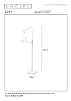 ZOZY - Liseuse - LED 3 StepDim - 1x4W 3000K - Noir