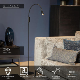 ZOZY - Liseuse - LED 3 StepDim - 1x4W 3000K - Noir