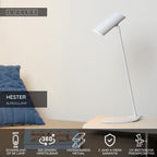 HESTER - Bureaulamp - 1xGU10 - Wit