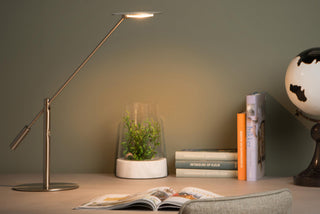 ANSELMO - Desk lamp - LED Dimmable - 1x9W 3000K - Matt chrome