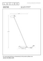 HESTER - Liseuse - 1xGU10 - Blanc