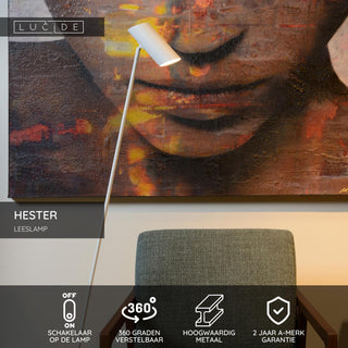 HESTER - Liseuse - 1xGU10 - Blanc